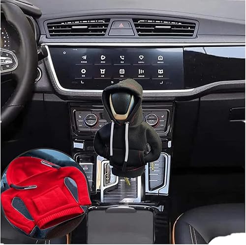 Miniatura 5 de Funda de palanca de cambios con capucha, funda para palanca de cambios de automóvil, decoración de 4.7 pulgadas, ajuste universal, accesorios de
