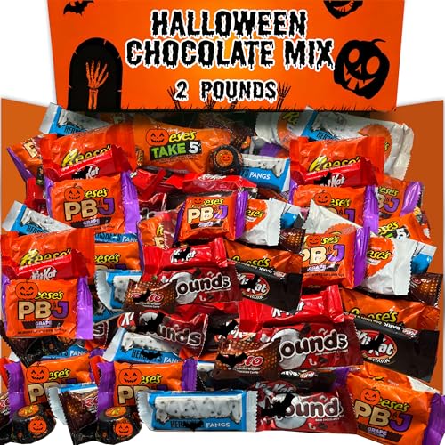 Halloween Chocolate Assortment in Trick or Treat Tote Bag, Party