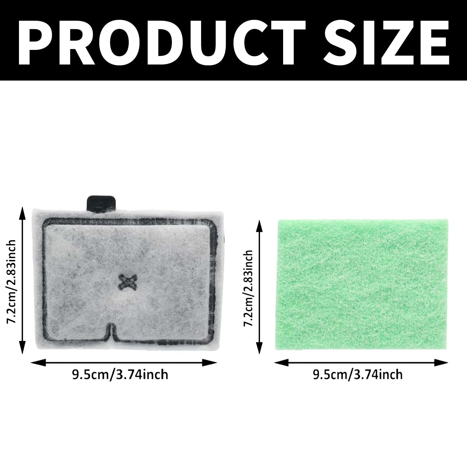 Xiciki 4 Pcs CF1 Filter Service Kit, Compatible with Interpet CF1 Internal Cartridge Filters - Image 2