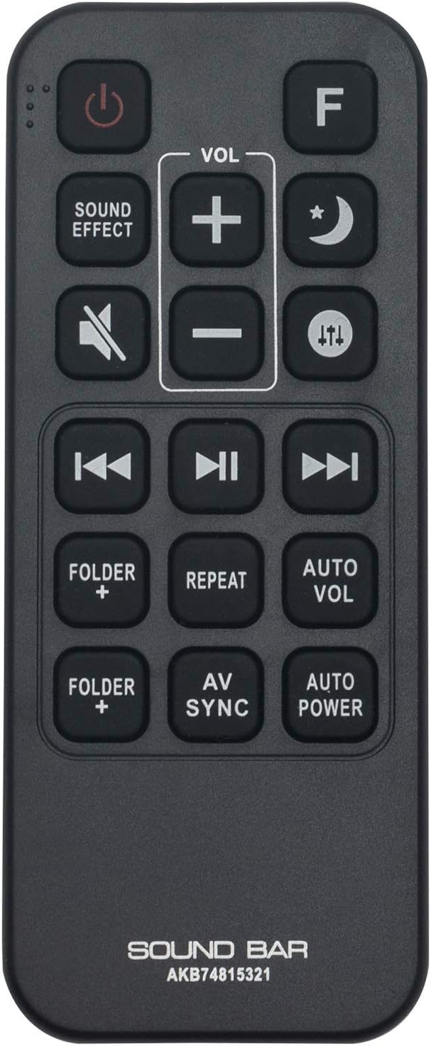 Discount 80% AKB74815321 Replacement Remote Control fit for LG Soundbar SH5B SJ5Y SPJ5B-W SJ4Y SPJ4B-W Discount 70% AKB74815321 Replacement Remote Control fit for LG Soundbar SH5B SJ5Y SPJ5B-W SJ4Y SPJ4B-W