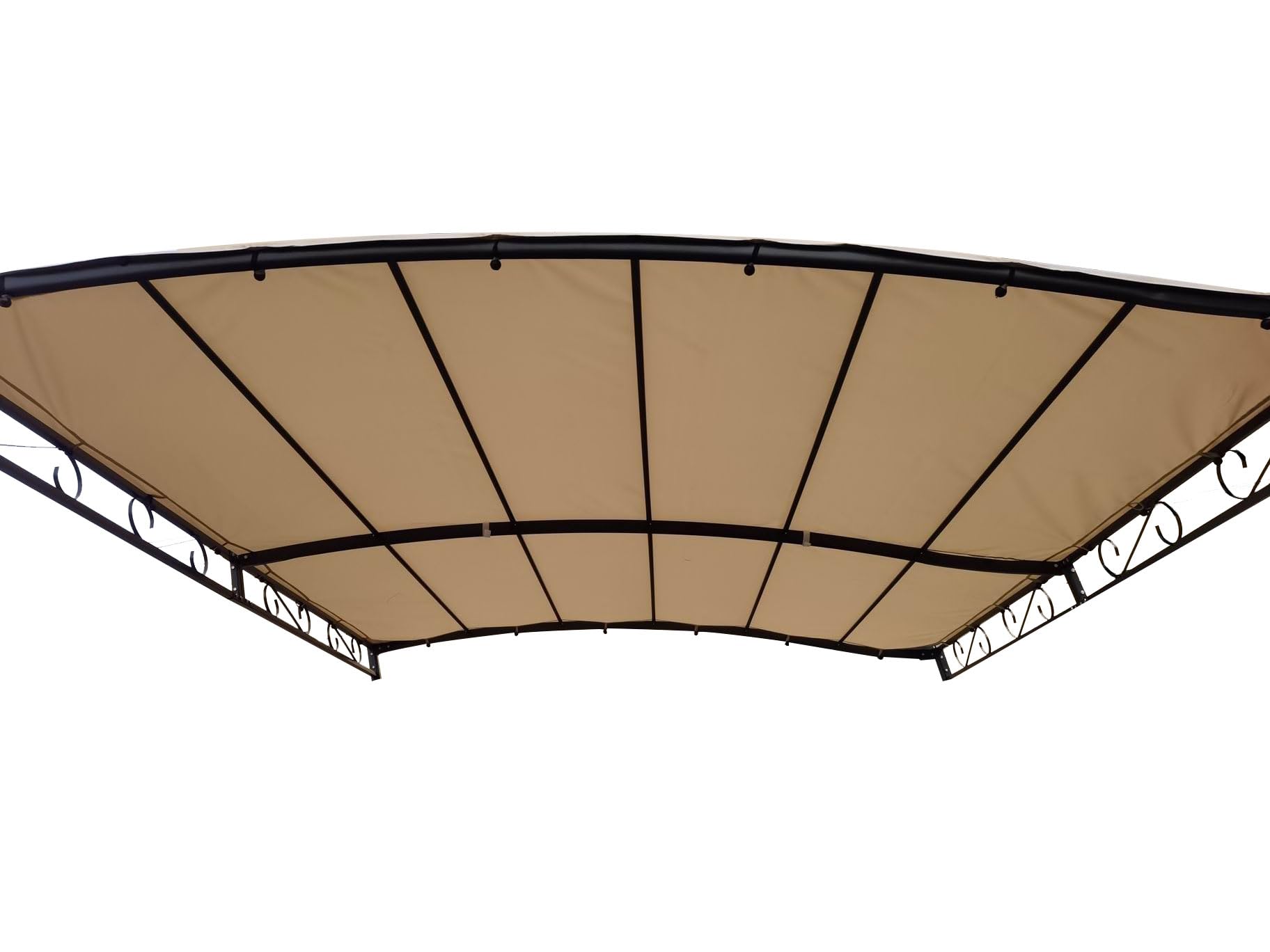 QUICK STAR Tetto di ricambio per terrazze, 250 x 300 cm, colore: sabbia
