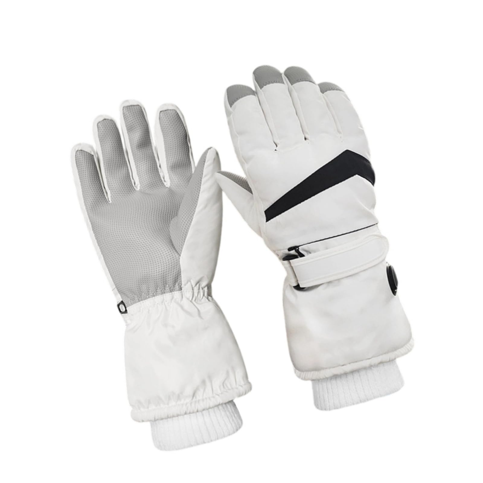 Jazuaiao Rechargeable Warmed Gauntlets 5000mAh Touch Panel Insulated for Winter Sports & Outdoor Tasks Touch Panel Consistent Warmed Winter Gauntlets