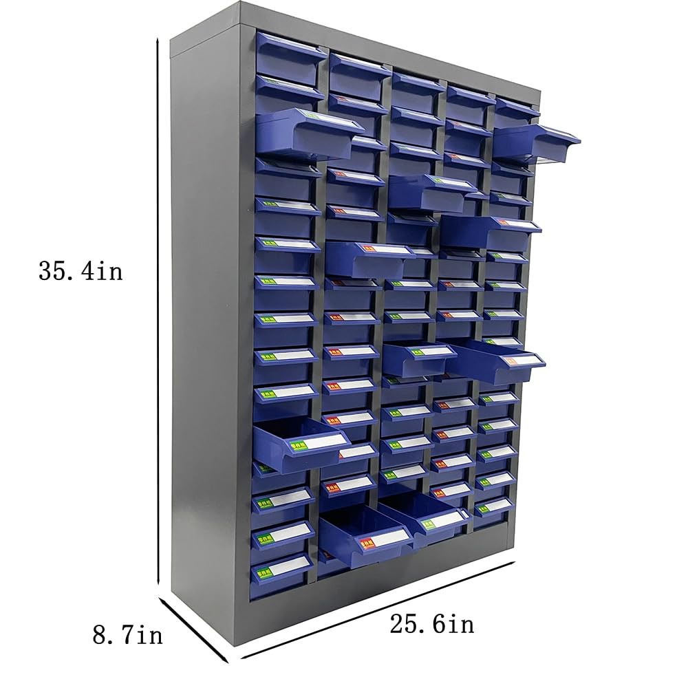 Amazon.com: EQCOTWEA 75-Drawer Plastic Parts Storage Cabinet
