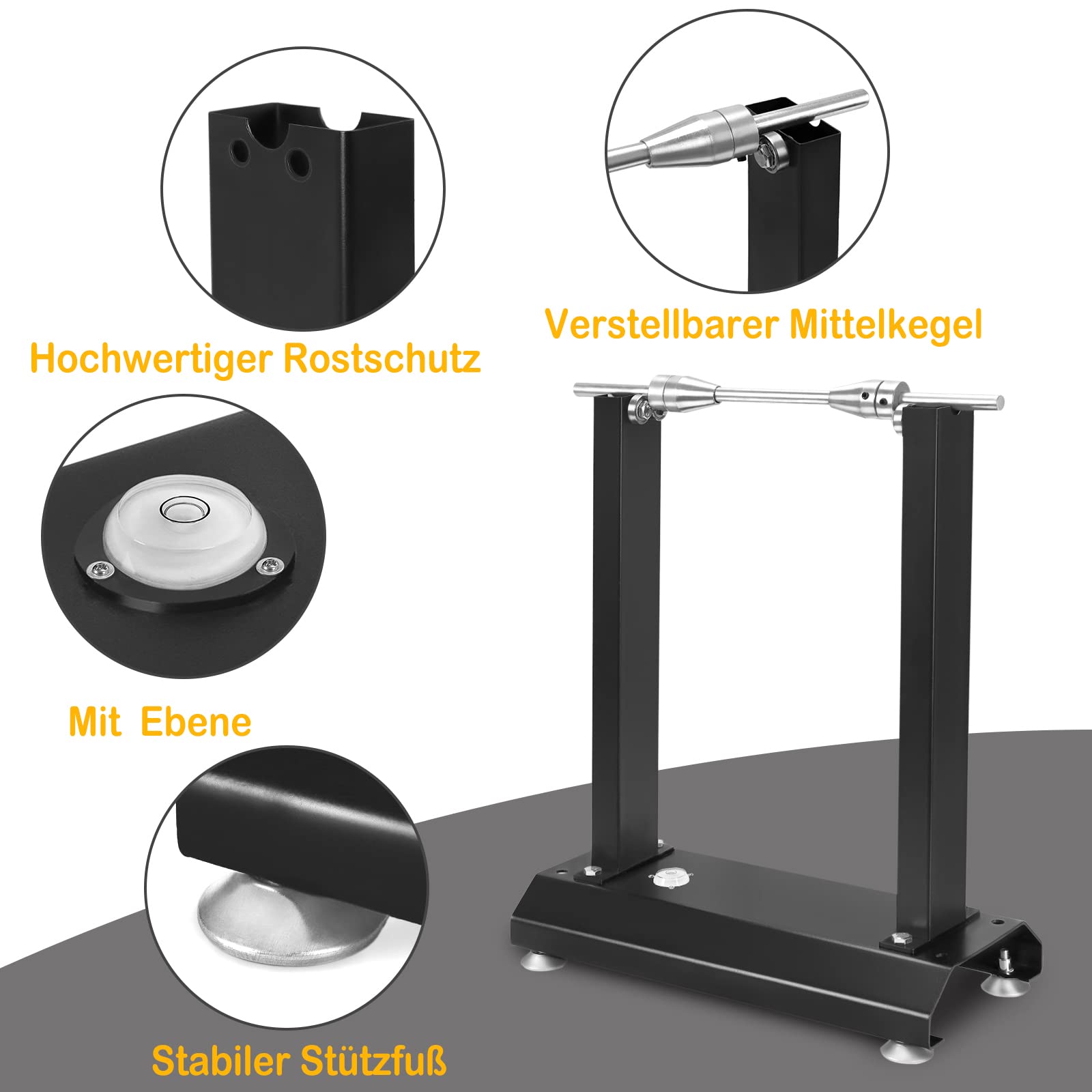 Lijnrooster met 2 verstelbare trommels L=500 mm (RT352) - RAL 9010