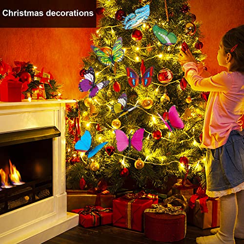 Augshy 126-D1233 Butterfly Decorations, 75 Pcs Butterfly Stakes Pvc Waterproof Decorative Colorfuli Garden Stakes thumb #6