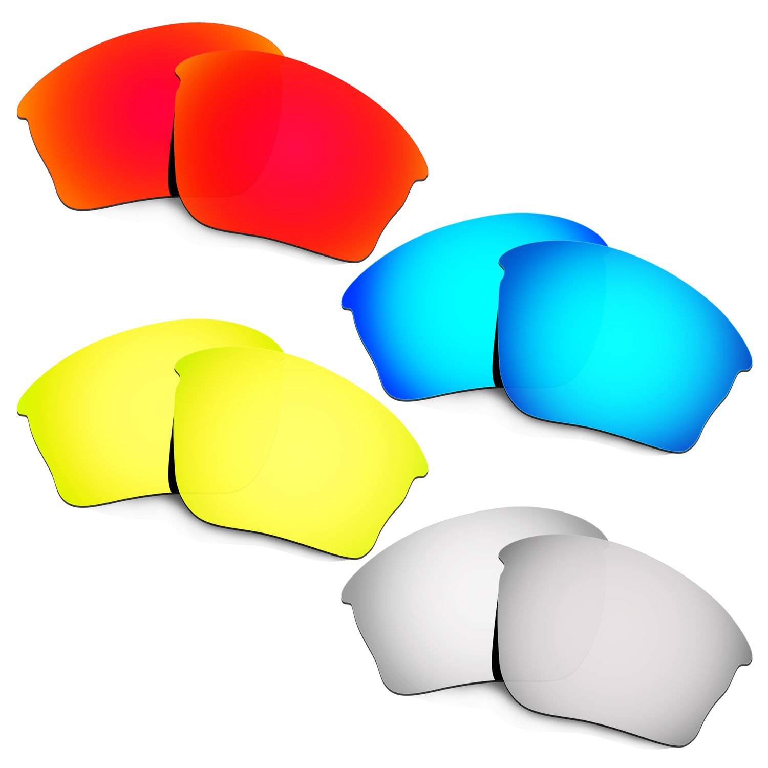 Lenses for Oakley Half Jacket XLJ con protección solar y cristales intercambiables titanium 8