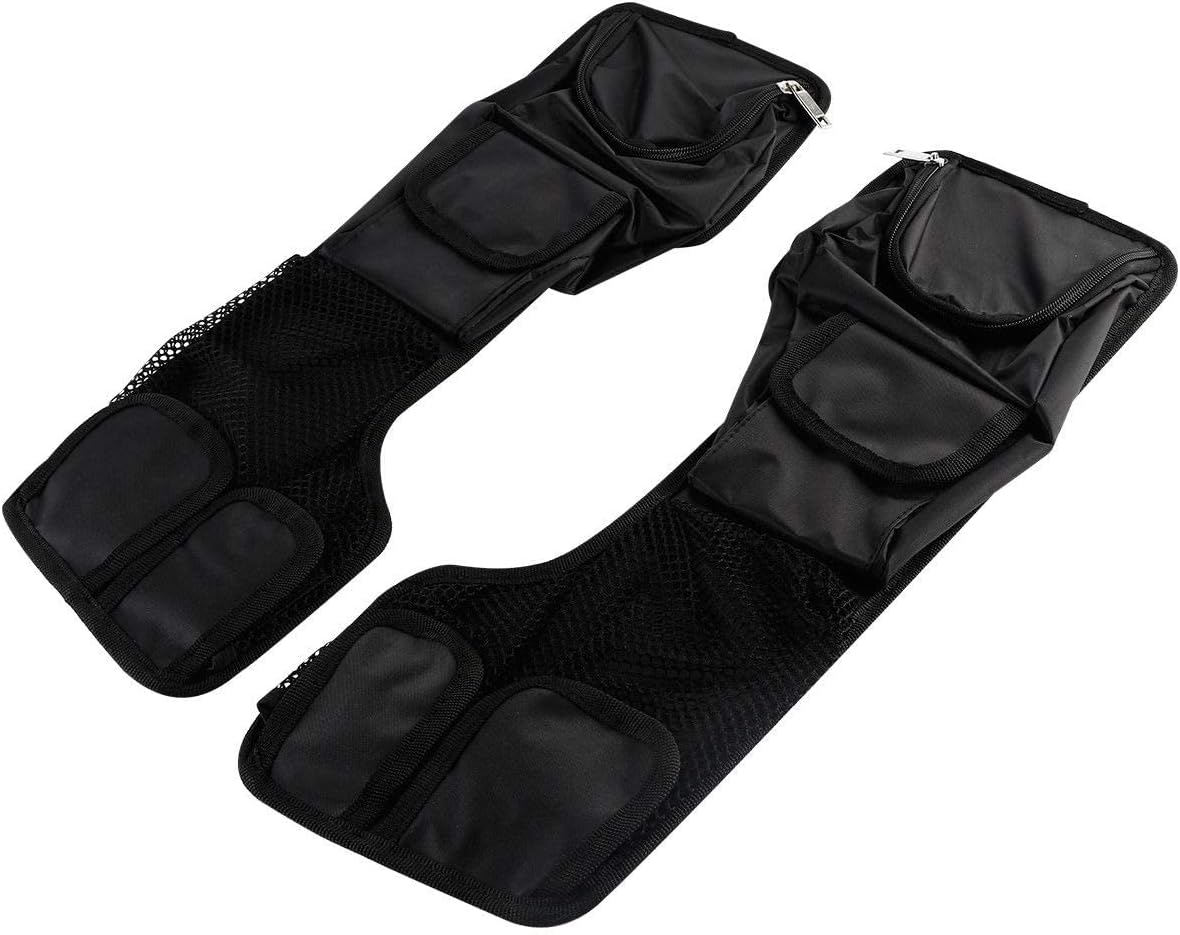 XMT-MOTO Tour Trunk Lid Organizer+ Saddlebag Lid Organizer Fit for 2008-2013 Harley FLHT/FLHR/FLHX/FLTR models w/OEM Tour Trunk/Saddlebags Black