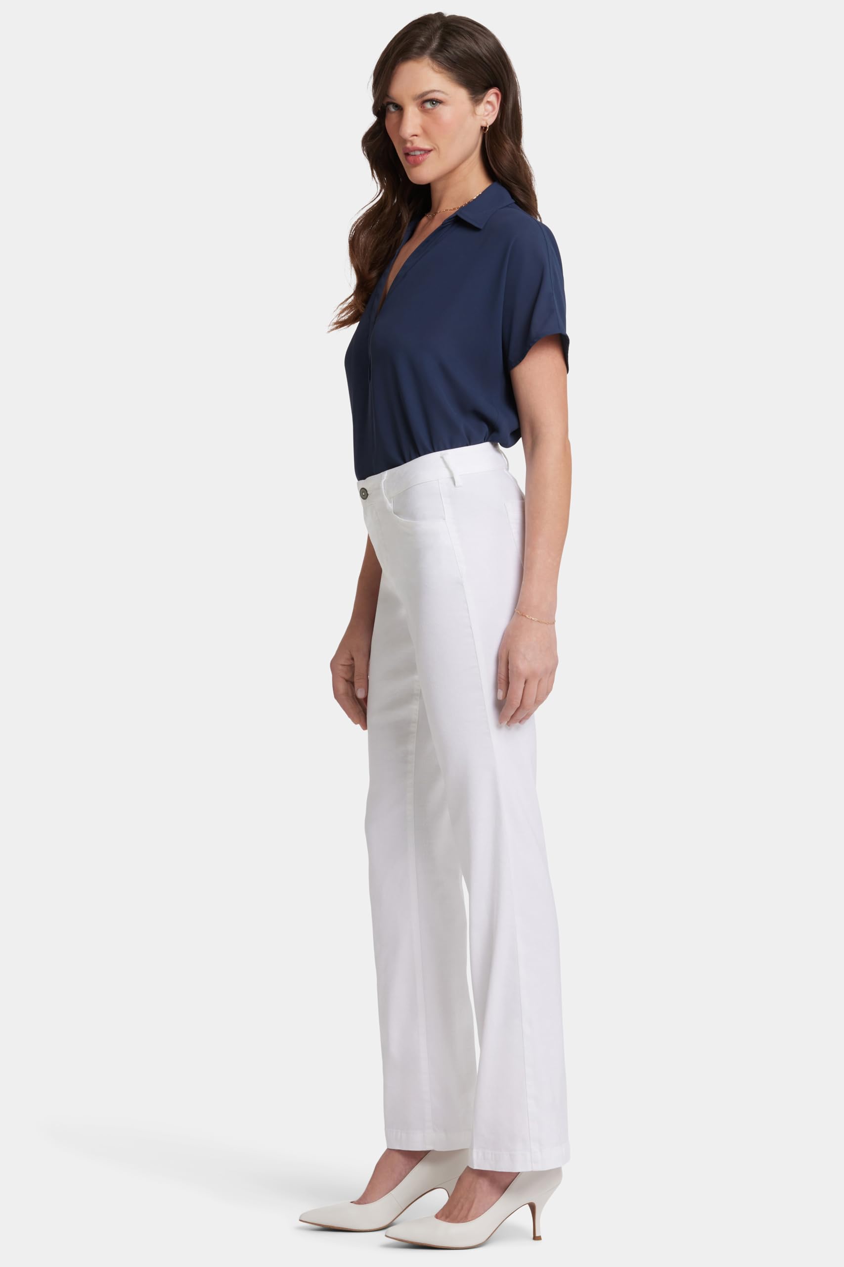 NYDJ Linen Trouser - Pantalones Mujer