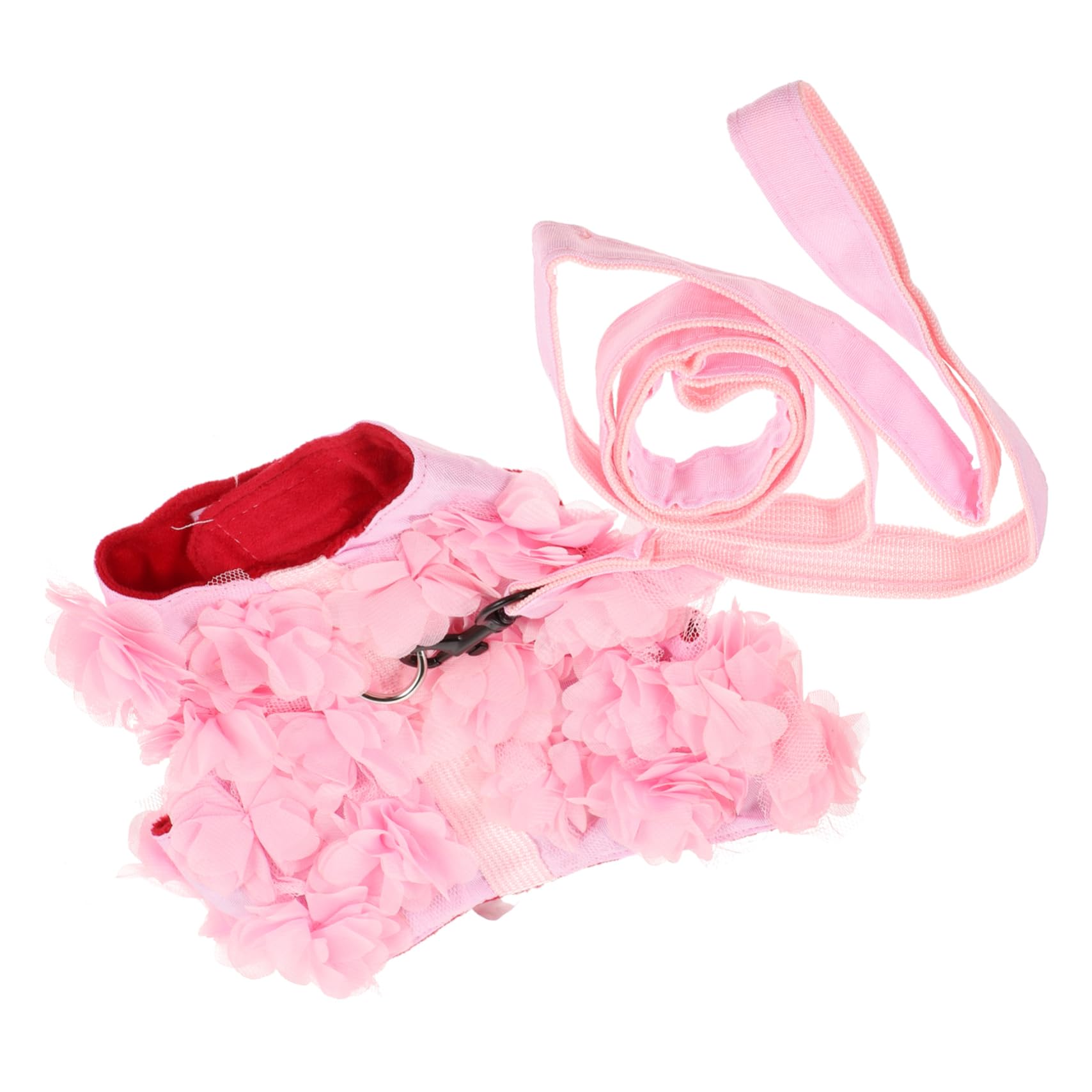 ibasenice 1PC Stereo Flower Design Dog Traction Rope Breathable Pet for Cute and Healthy Material for Spring Summer Walks Random Color