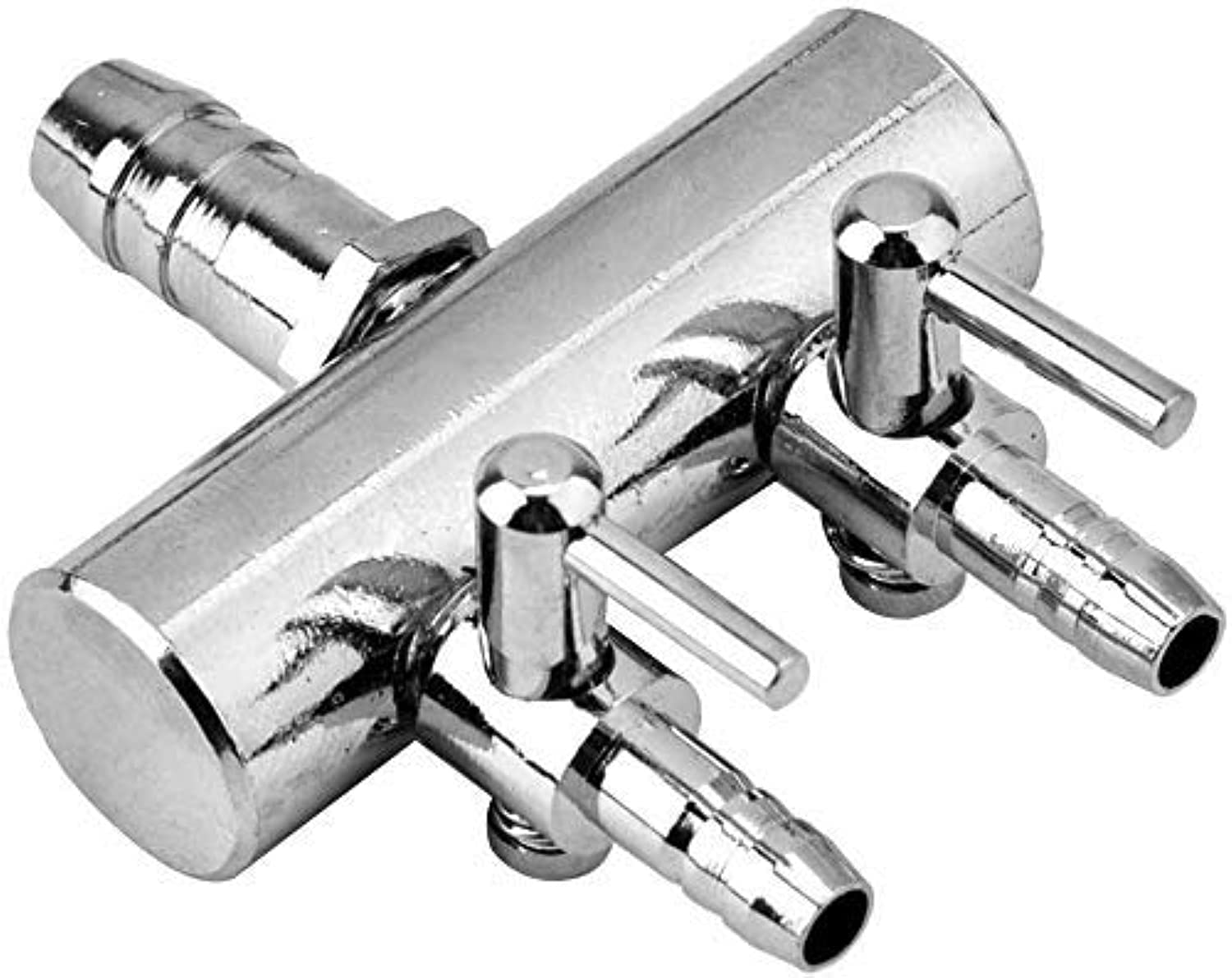 MAKINGTEC Aquarium Air Flow Splitter Fish Tank Air Control Valve Stainless Steel Aquarium Oxygen Distributor Fish Tank Air Pump Accessories (2 Way)