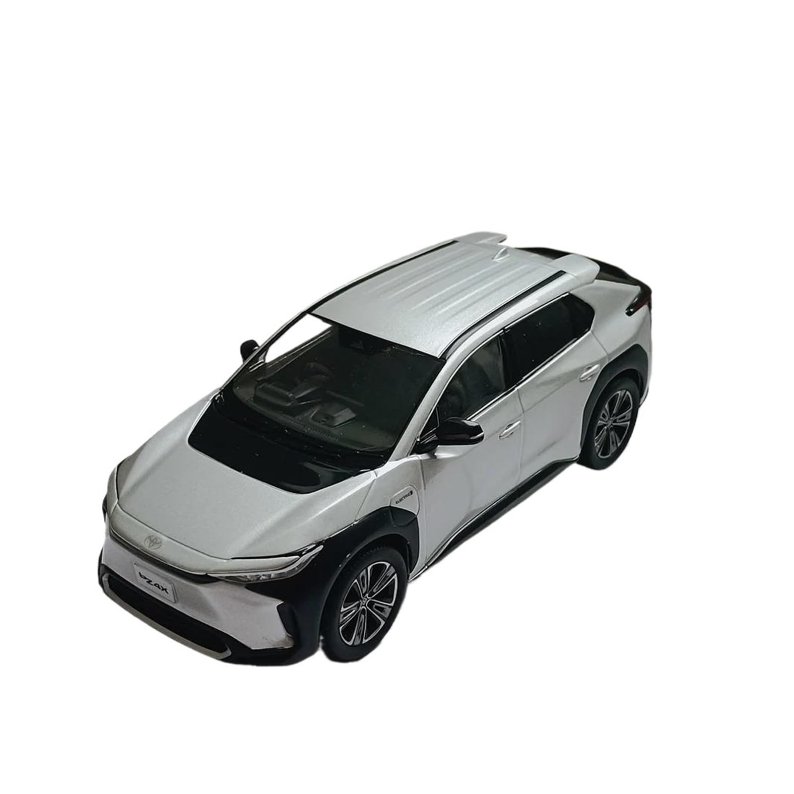Metallo Scala Replica 1:30 Per Alloy Bz4x Pure Electric Suv Car Model Die-cast Static Home Decor Collection Hobby Veicoli Giochi Set