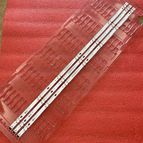 Miwaimao 3pcs LED Backlight Strip for LG 43UK6300PLB 43UJ634V 43LJ61_FHD_L 43UJ651V 43UJ561V 43UJ701V 43UK6200 43UJ630V 43UJ635V 43LJ624V