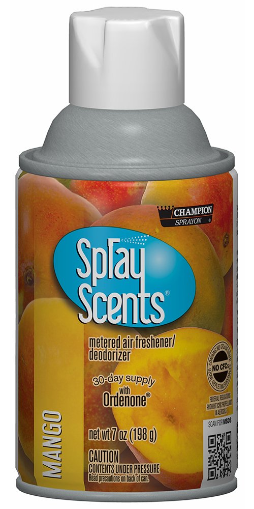 Champion 5192 Sprayon SprayScents, Mango, 7 oz Aerosol (Pack of 12)