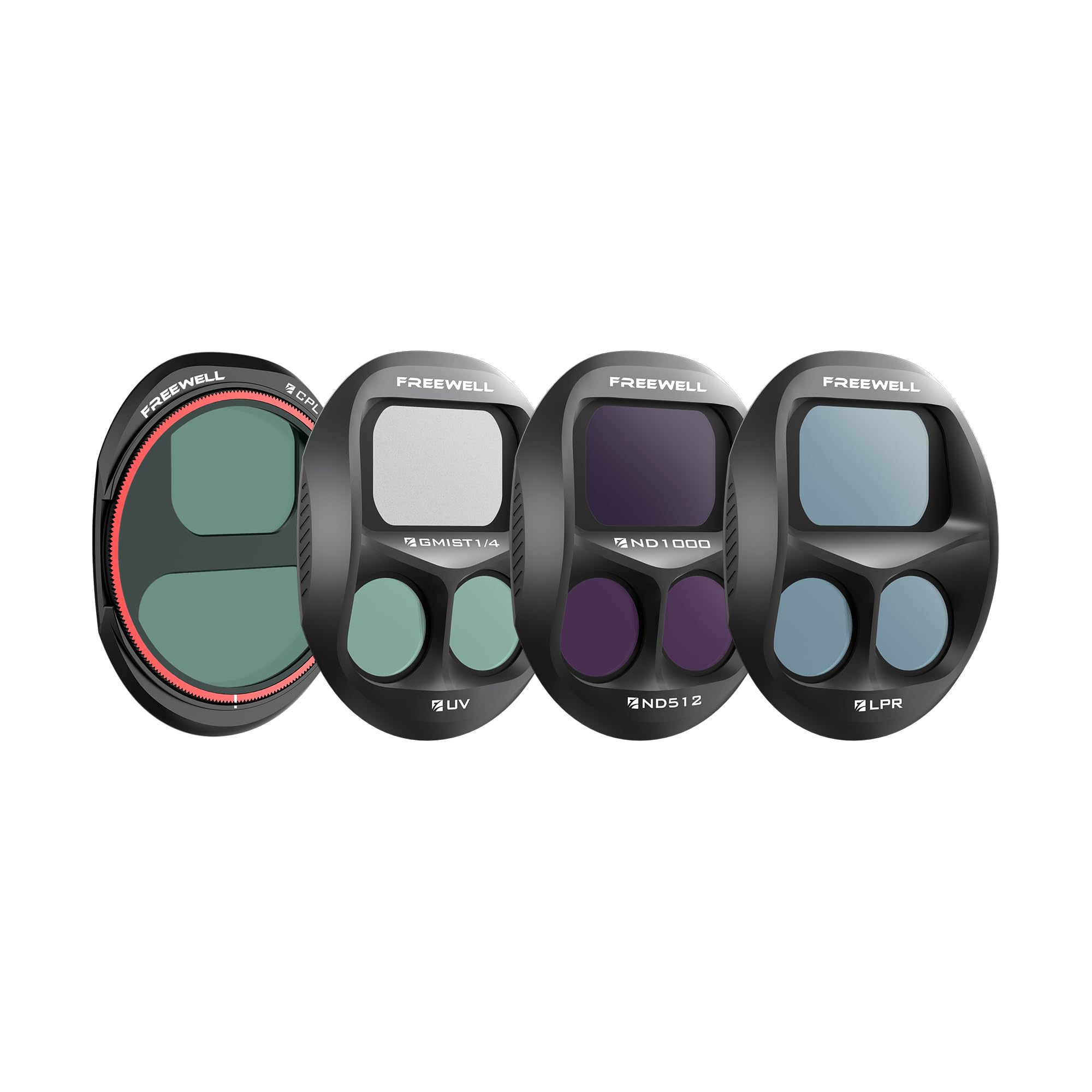 Freewell Everyday Filters for DJI Mavic 4 Pro - ND1000, LPR, Glow Mist 1/4, and CPL - Premium Lens Filters for Cinematic Shots, Enhanced Color, and