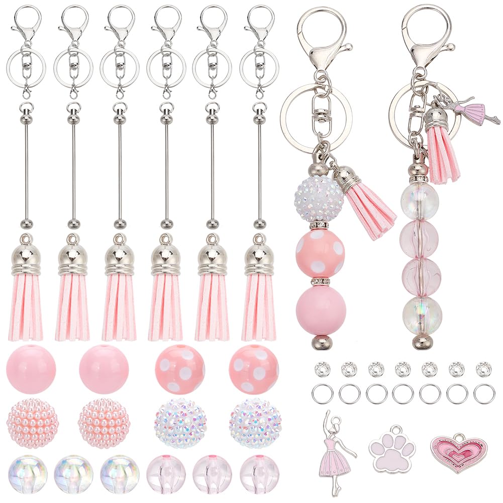 Porte clés en perles DIY kit créatif Saint Valentin cadeau romantique pour femme