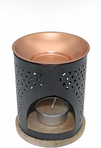 Miniatura 5 de SOUL STICKS Quemador de aceite de metal, lámpara de fragancia y aroma, quemador de aceite esencial, lámpara de aromaterapia, difusor de aceite