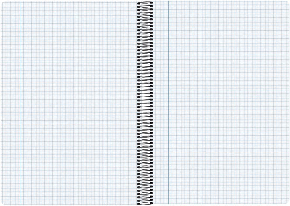 DOHE - Squared Notebook - Folio Size (21.5 x 31 cm), Spiral Binding, 80 Sheets of 90 g/m², Grid 4 mm, Rigid Cover, WWF Love Our Planet, School Supplies