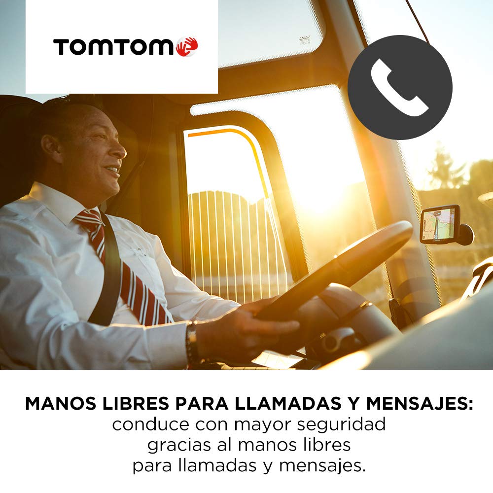 TomTom GO Professional 620, Navegación Profesional para Vehículos Grandes, TomTom Traffic a Través de Smartphone, 6 pulgadas, Negro/Gris