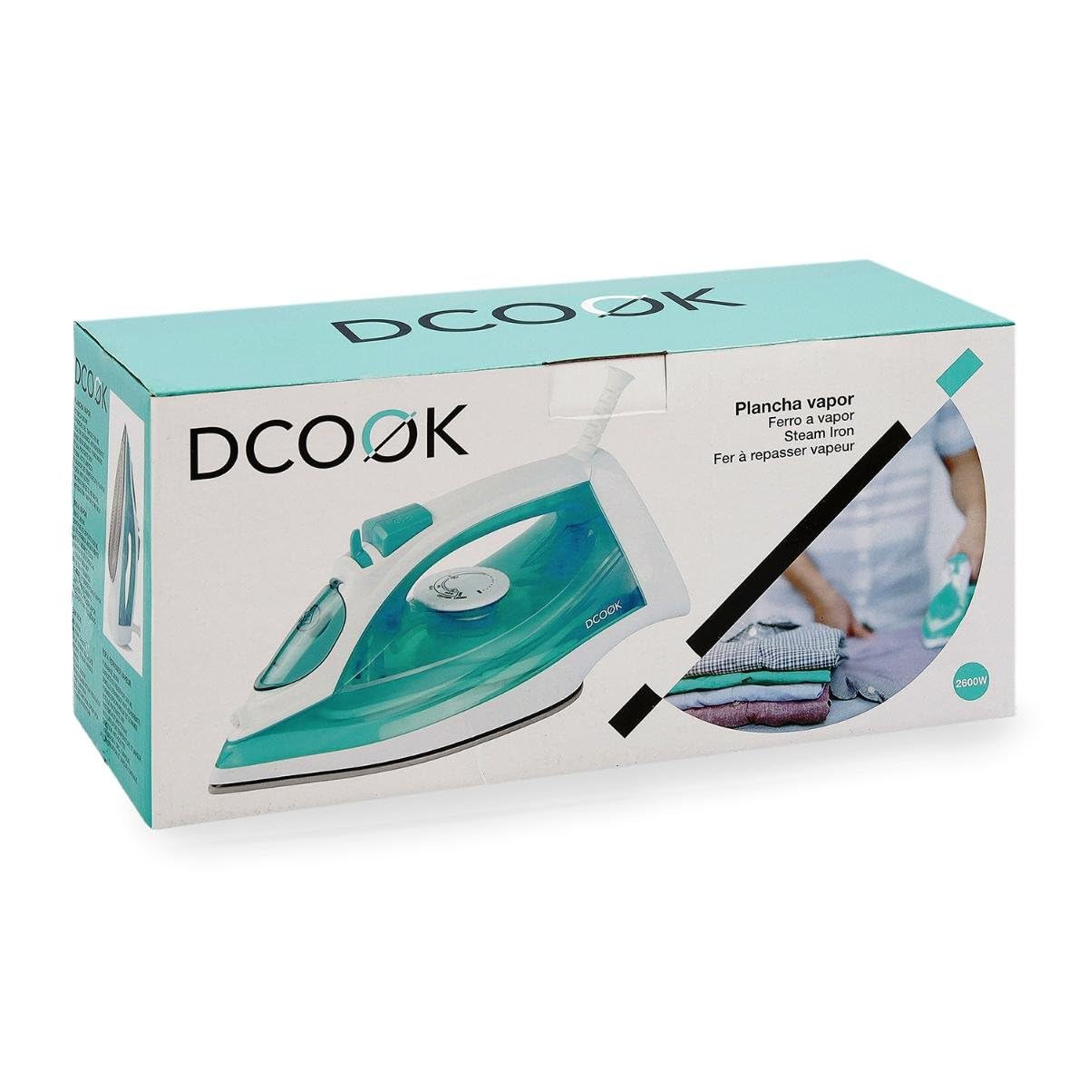 DCook Plancha De Vapor Gallery de Otros Plasticos | Blanco, Otros Plasticos, forma rectangular, acabado mate, 2600w - 0,47l - 31x15x12,5cm