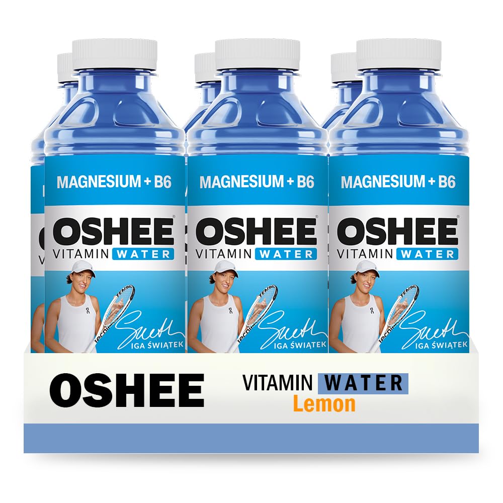 Oshee Vitamin Water H20 magnesium Flavour 555ml (Pack of 6) - Magnesium, Niacin, Pantothenic Acid, Vitamin B6, Folic Acid, Biotin, Vitamin B12