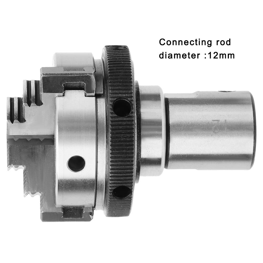 Edelstahl Chuck Pleuel für K01-50/63 K02-50/63 Drehfutter M14 * 1 Mini Drehmaschine Maschinenteile(12mm)