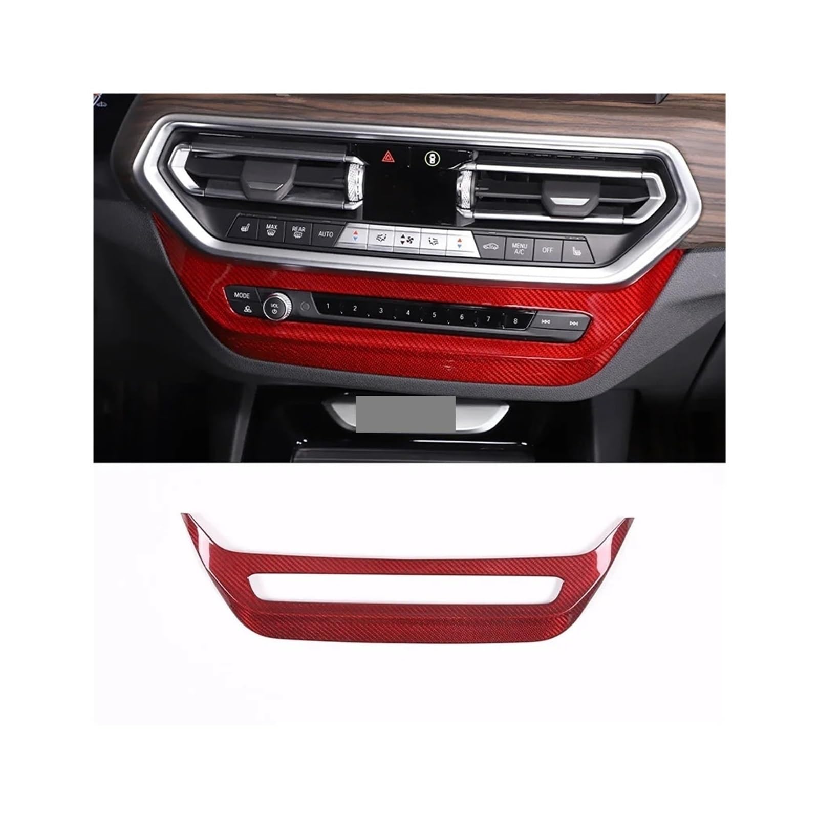 WEZGHYUXP Real Carbon Fiber Compatible with BMW X3 X4 G01 G02 2018-2022