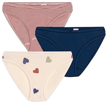 Amazon | [プチバトー] ショーツ3枚組 A0AGW マルチカラー1 XS