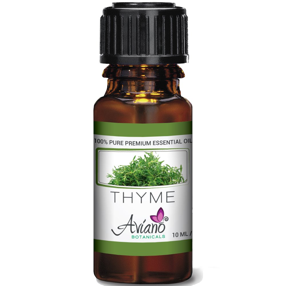 Thyme Essential Oil – 100% Pure Blue Diamond Therapeutic Grade by Aviano Botanicals – 10 ml