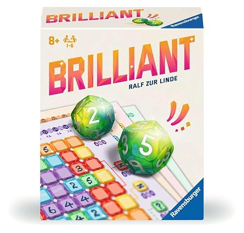 Ravensburger Brilliant - 23491 - Game for dice Fans Aged