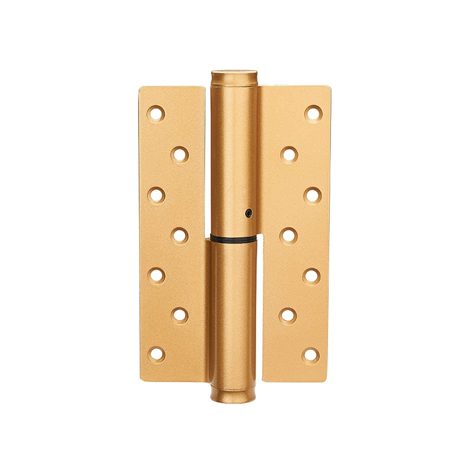 Hinge, Door Hinges 2 Packs Invisible Automatic Closing Closers Hydraulic Buffer Damping Spring Aluminum Alloy Closer(Bronze,Open Right)