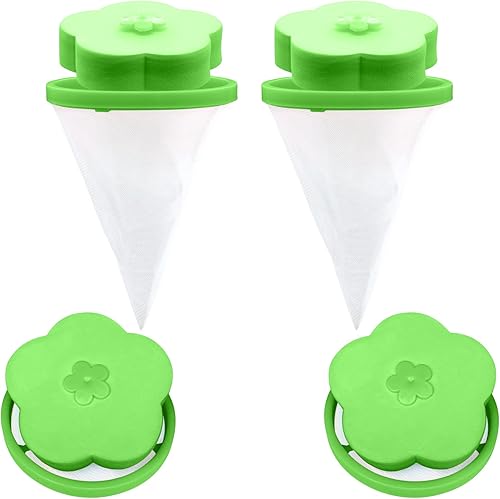 NEIJIANG Atrapasuelos para lavandería removedor de pelo de mascotas para lavandería bolsa de malla flotante para lavadora filtro de pelo