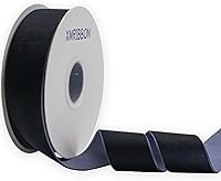 Vista 34 de Cinta de terciopelo negro de un solo lado, carrete de 1 pulgada por 10 yardas