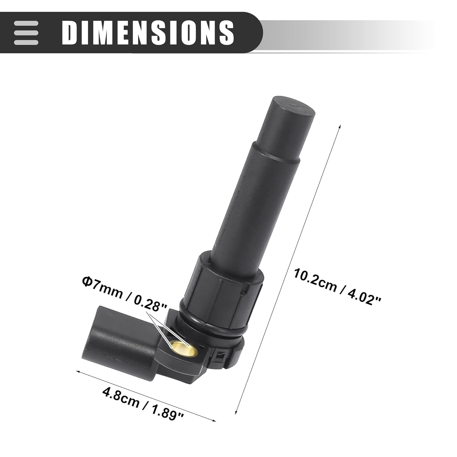 Car Black Transmission Speed Sensor for Audi for Tt for Quattro 2000-2006 1J0919149A Black