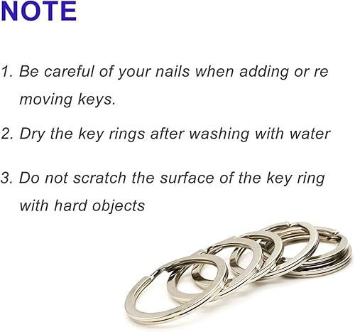 Miniatura 5 de Llaveros para llavero, llaves de coche, anillo de placa de identificación de perro, manualidades, plata, 12 fotos