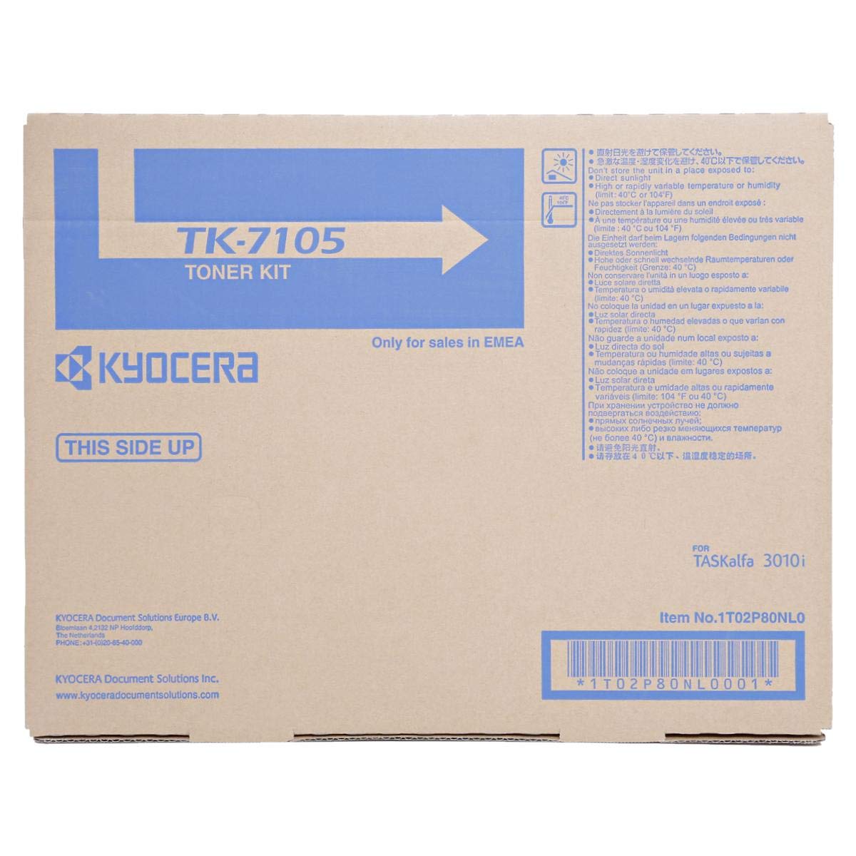 KyoceraToner Cartridge - Tk-7105, Black