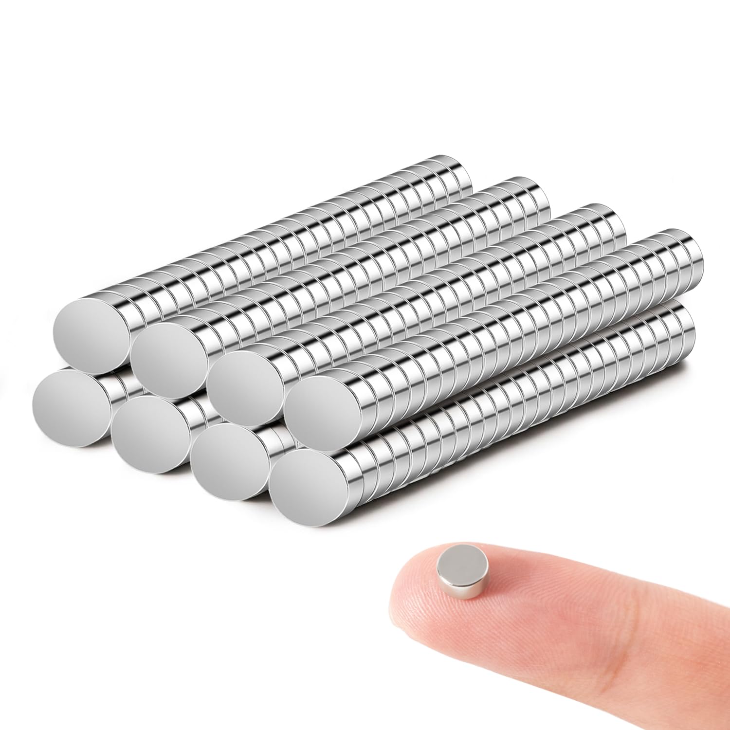 RHINOCATS 400Pcs Small Magnets, 4 Different Sizes Tiny Mini Magents, Multi-Use for Fridge, DIY, Office, Hobbies, Crafts and Science — Amazon image 11