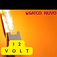 Vista 4 de Satco Bombilla halógena S3156 75W T4; 75W 12V BI-PIN HLGN; 75 vatios; halógeno; T4; transparente; 1350 lúmenes; base bipin GY6.35; 12 voltios