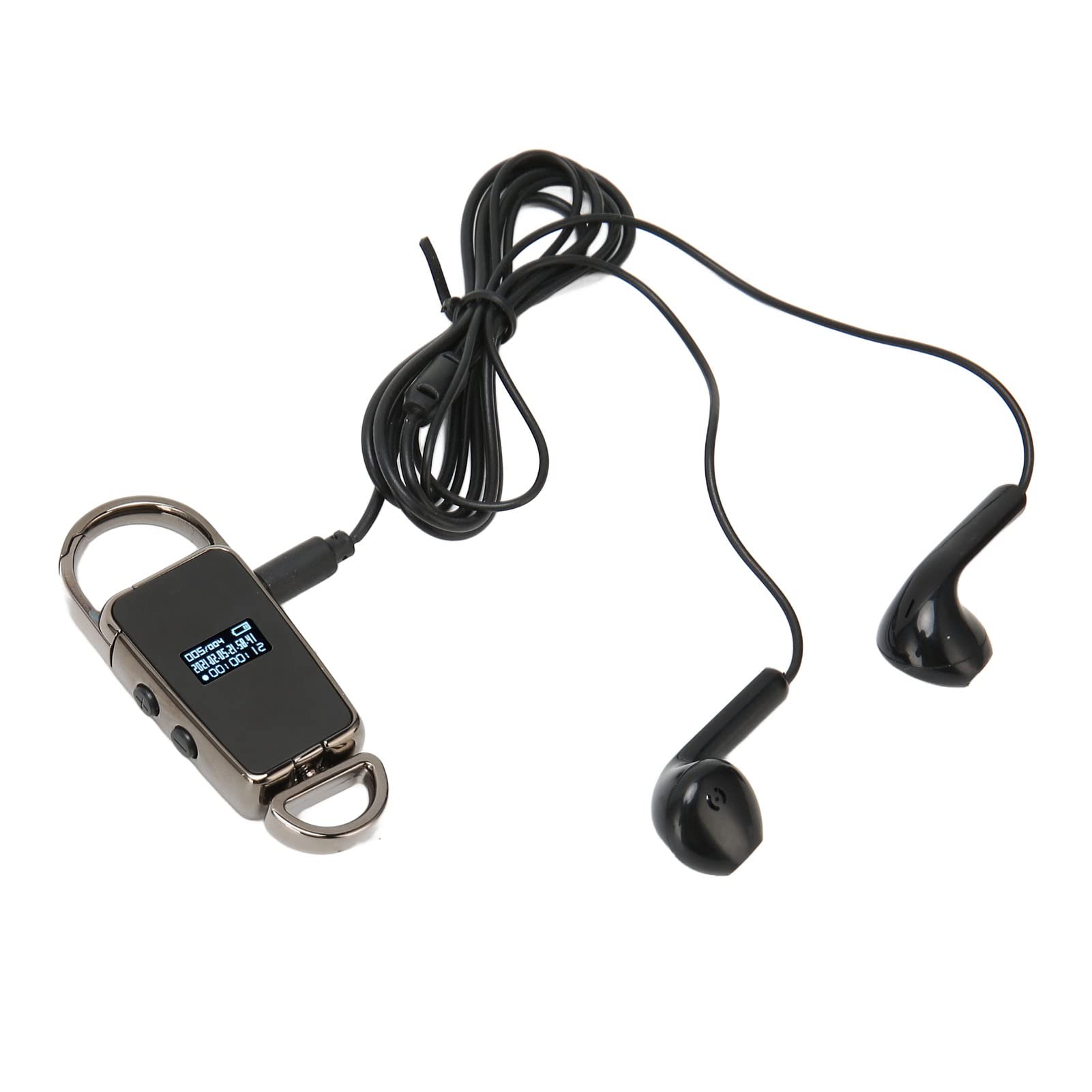 Grabadora activada por Voz Grabadora de Voz Digital Inteligente con reducción de Ruido HD Mini grabadora de Voz Multiusos para reuniones de Clase Reuniones de Negocios Material (16GB)