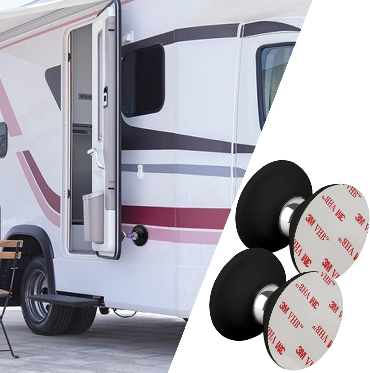 2 Pcs RV Door Holder Baggage Door Catch Latch to