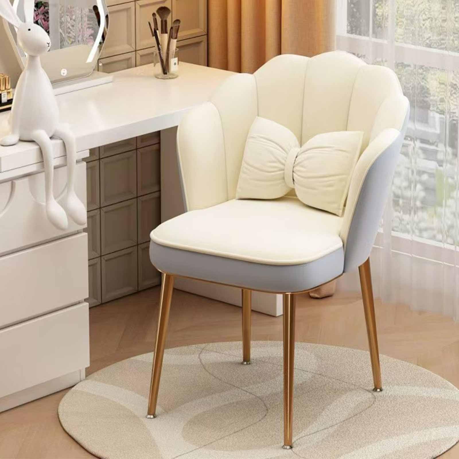 Aksamitne krzesło do wanny stylowe krzesło akcentujące z metalowymi nogami idealne do domowego biura sypialni salonu jadalni biało-szara pojedyncza sofa