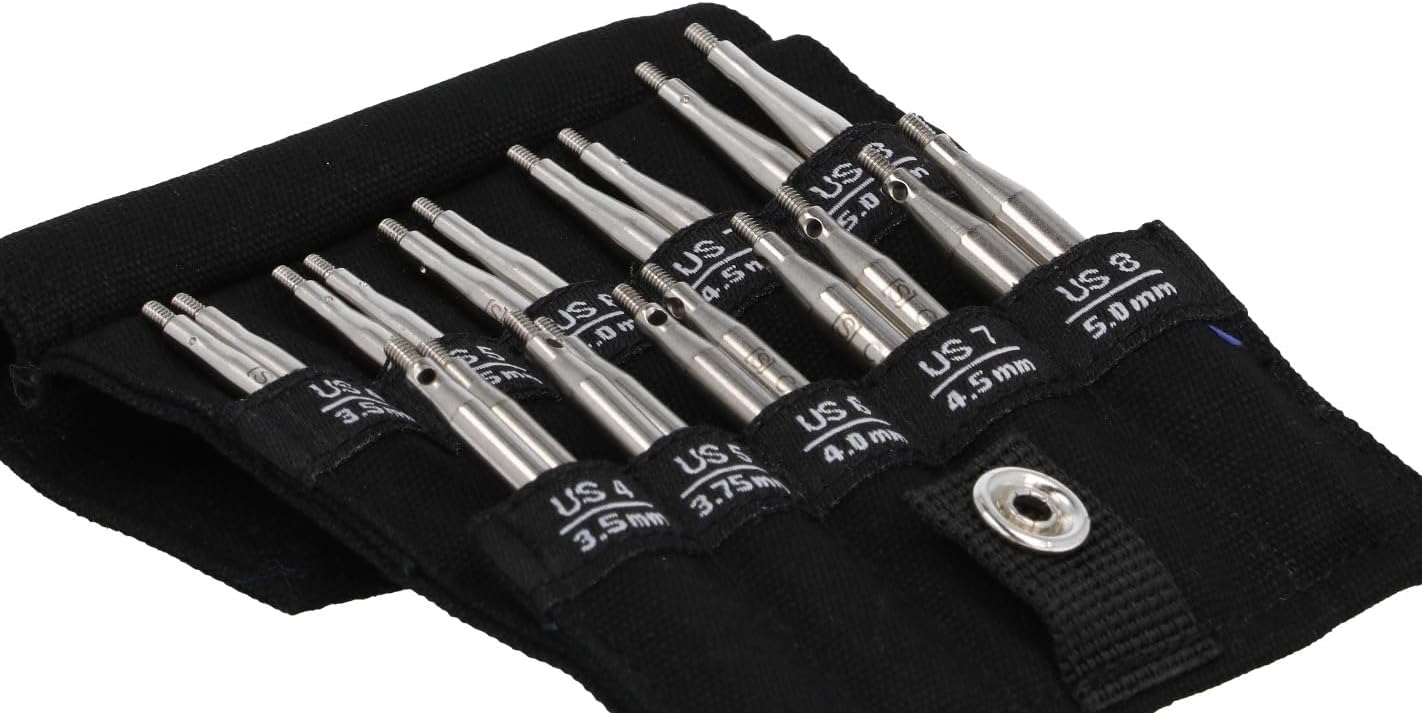 ChiaoGoo Twist Shorties Set, 2" & 3" (5 & 8 cm) [S], US 4-8 (3.5-5 mm)