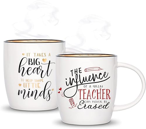 Miniatura 9 de ELEGANTPARK Regalos de agradecimiento para profesores, taza de café para profesores, regalos para mujeres y hombres, regalos de graduación para