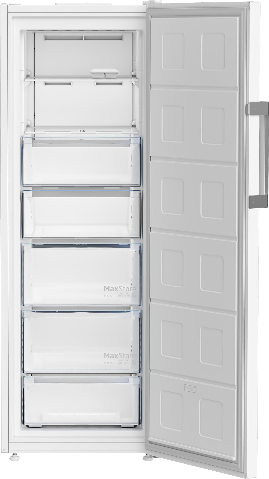 Beko B3RFNE294W - Congelatore Verticale, 260 litri, No Frost, Congelamento 15 kg/24h, Classe energetica E