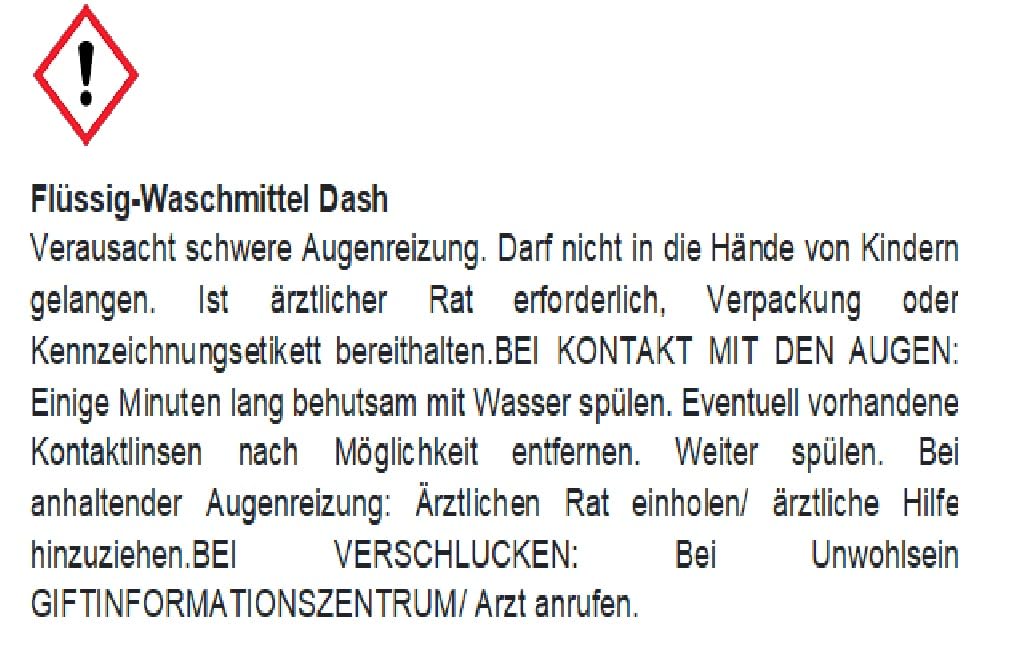 4er Pack - Dash Flüssigwaschmittel – Weißer als Weiß – 32 Wäschen / 1440ml