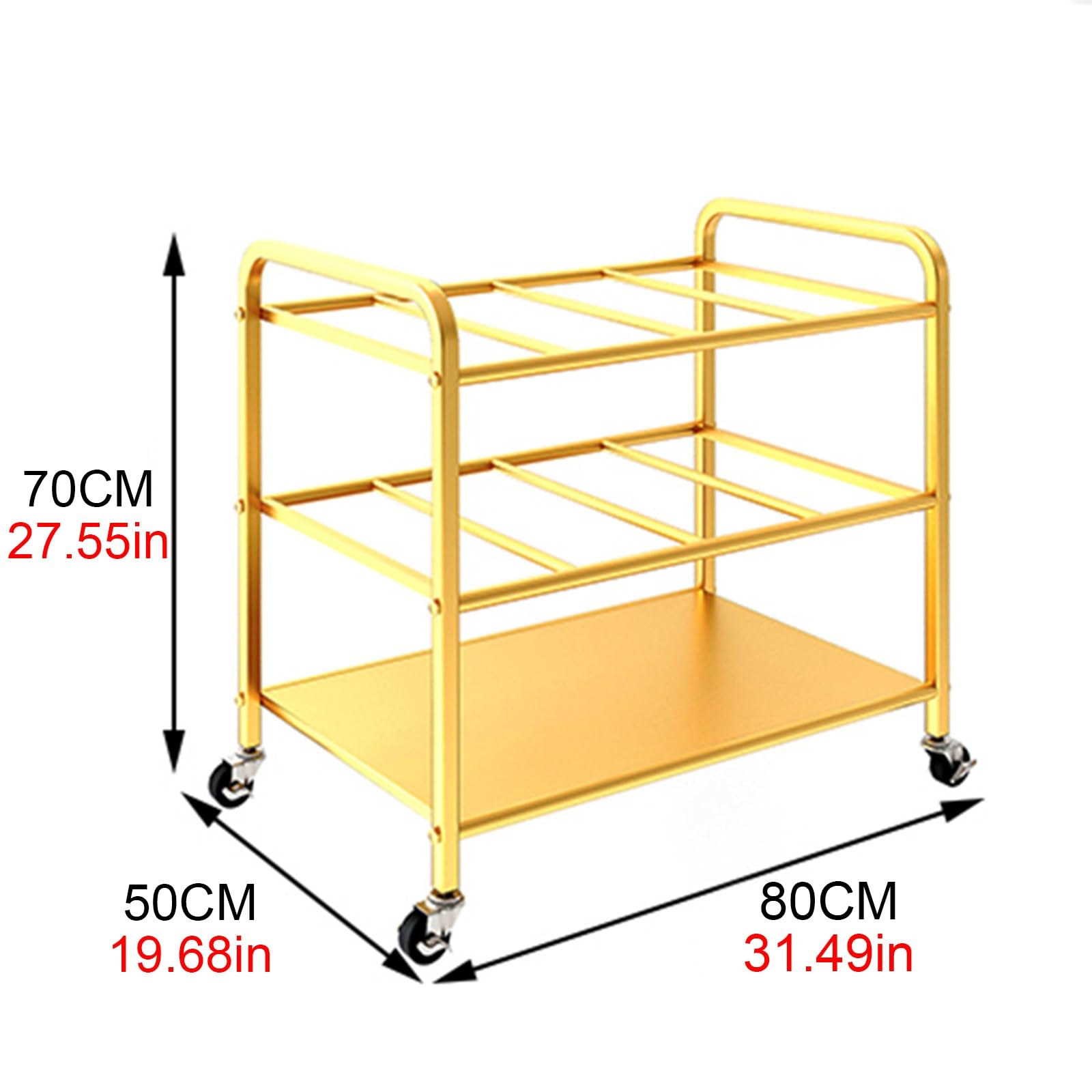 Soporte para Esterilla de Yoga, Estante de Almacenamiento de Gran Capacidad con 4 Ruedas - Organizador móvil para Bloques de Yoga, Pelotas, Rodillos de Espuma y Ruedas - Eficiente Soporte pa