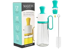 3-in-1 Olive Oil Dispenser Bottle for Kitchen: Cook with Ease and Precision!