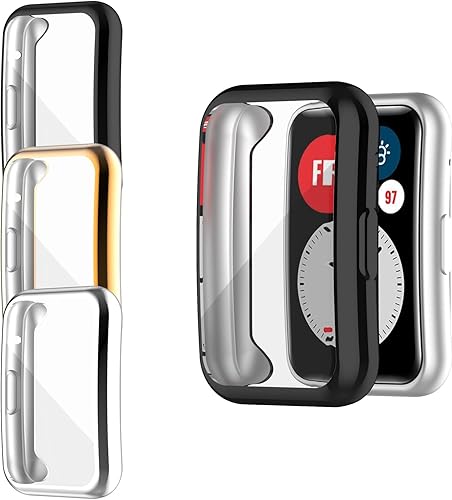 Funda protectora diseñada para Huawei Watch FIT Special EditionFit NewWatch Fit Funda protectora TPU a prueba de golpes Marco de parachoques