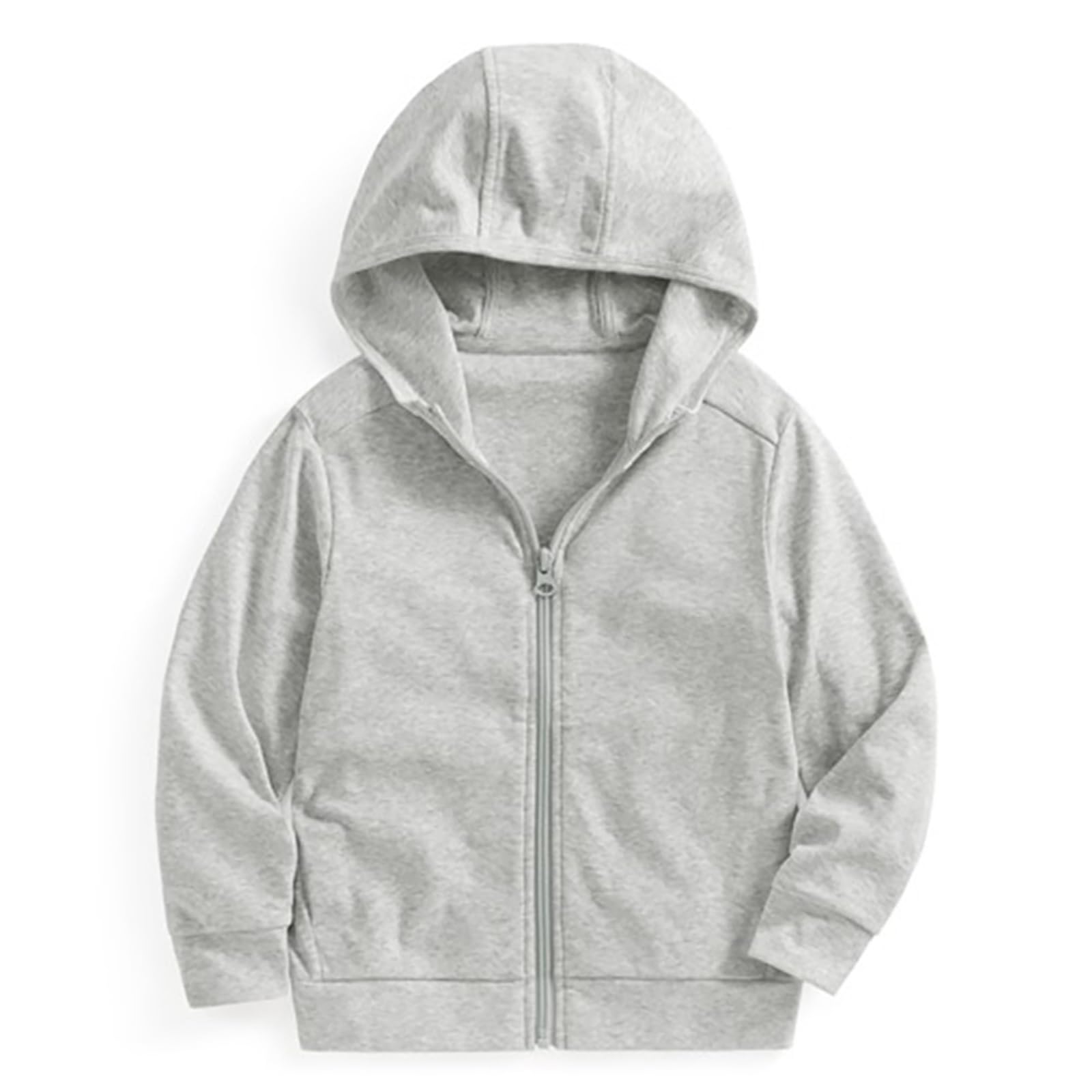 Felpa Zip Cappucciata Tinta Unita Ragazza, Tessuto Soffice Elegante | Colore Base Neutro Facilmente Abbinabile A Qualsiasi Bottom, Chiusura Lampo Pratica Per Veloce Vestibilità, Ideale Per Scuola