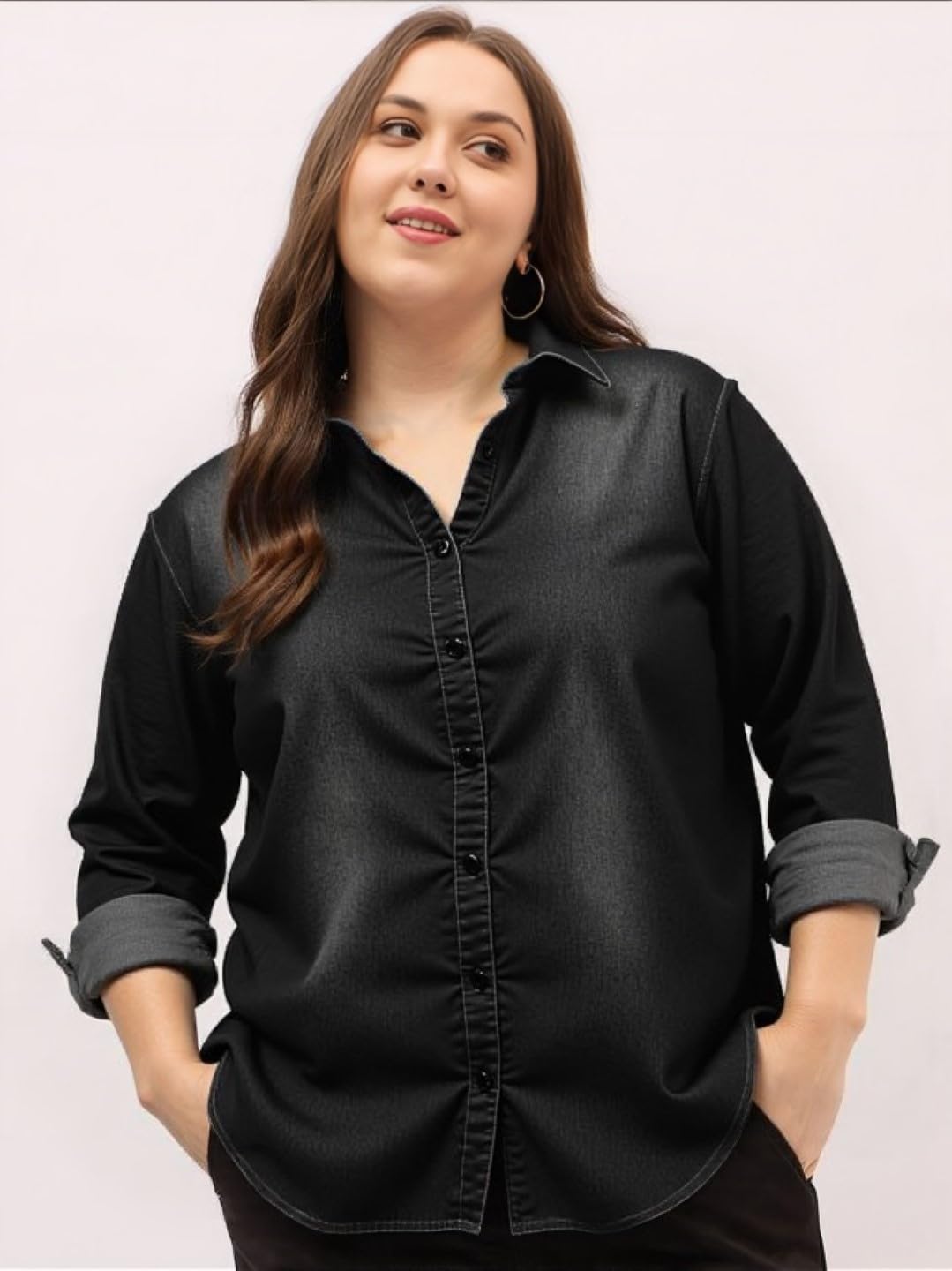 Denim Shirt for Women, Women Shirt.03-picture-43