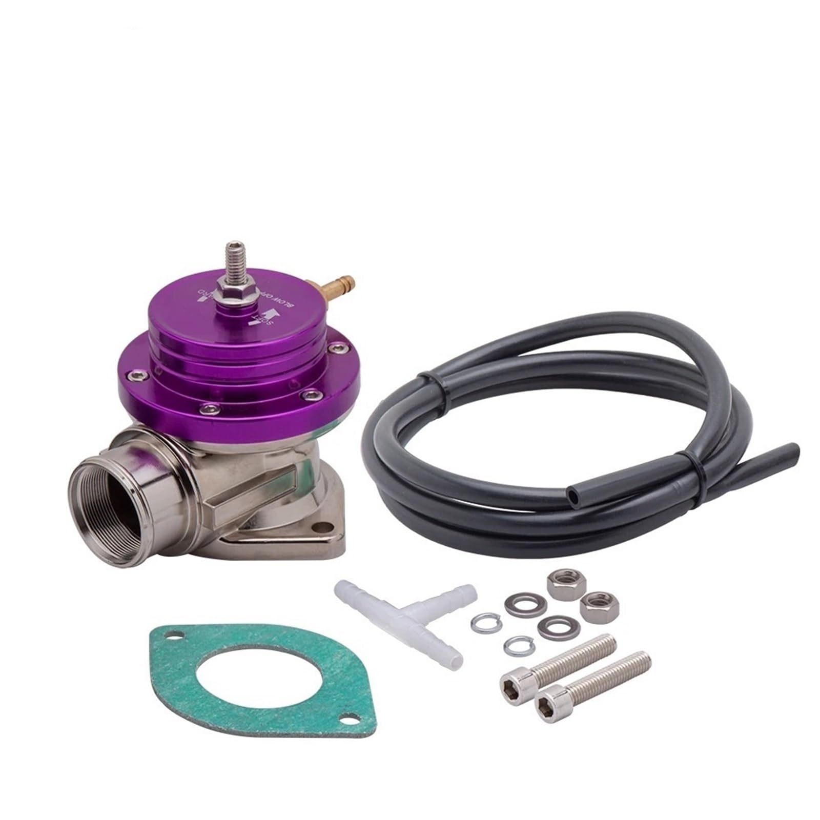 Variabile VVT ​​Elettrovalvola Valvola di Scarico Turbo Universale Tipo S. Adattatore Regolabile per Scarico/sfiato da 25 psi BOV Valvola solenoide‌
